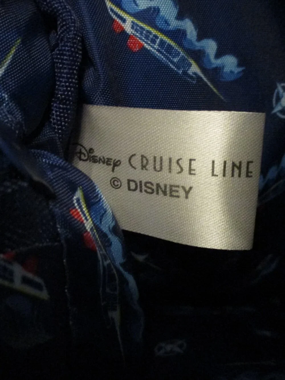 1 Disney Ombre Teal to Navy Cruise Line Backpack Mickey Mouse 2026  NWOT